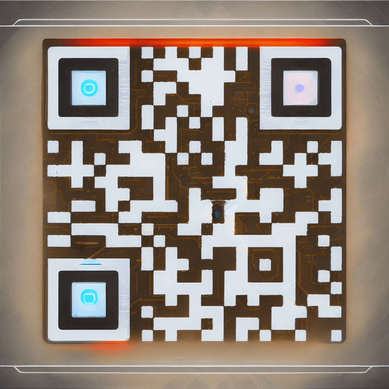 مثال کد QR هوش مصنوعی شماره 4